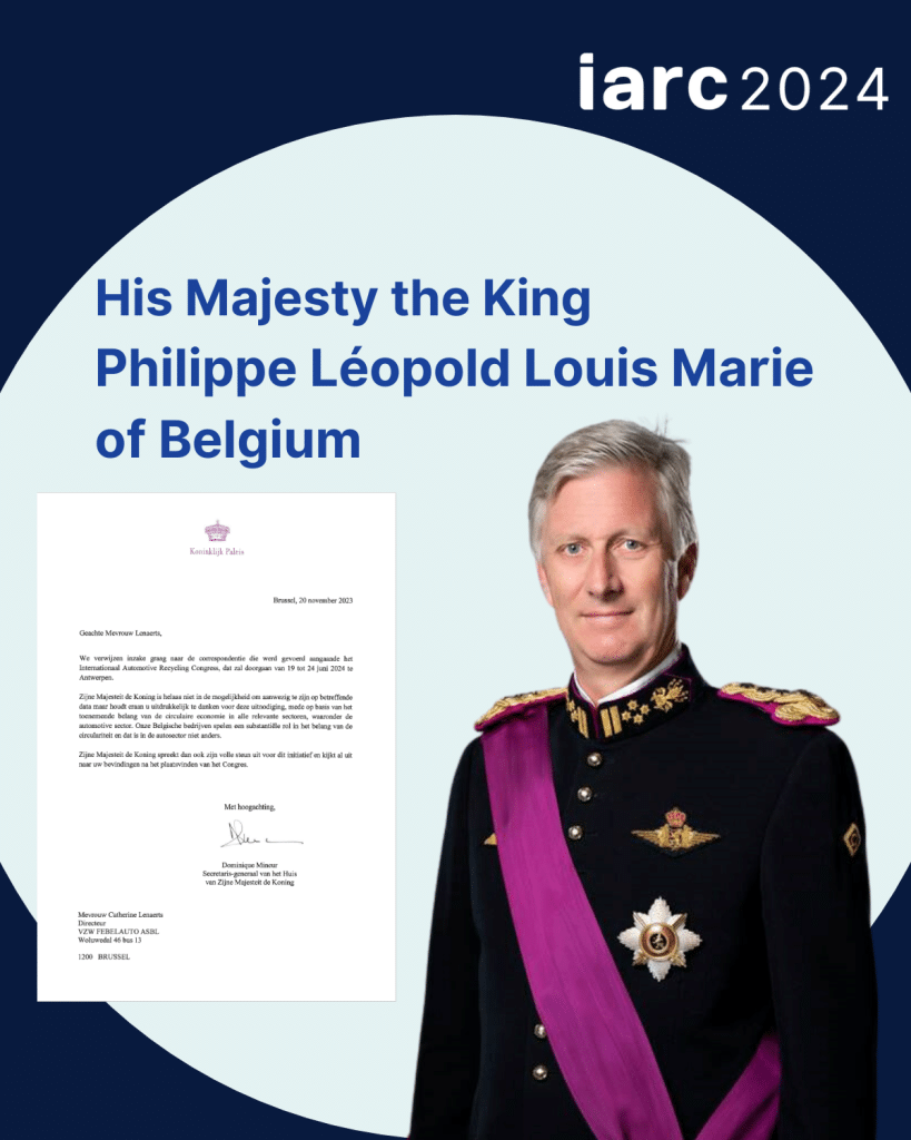 'His Majesty King Philippe has committed his support for the '23rd